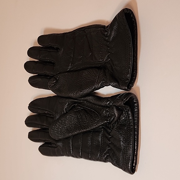 Harley-Davidson Black Leather Gloves - Picture 7 of 10